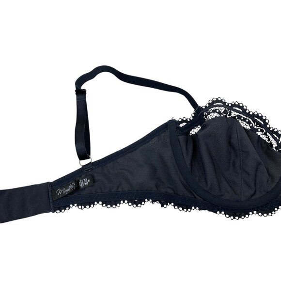 Elegant Black Lace Bra size 32E by Montelle - Picture 13 of 14